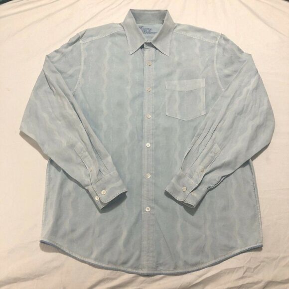 Tommy Bahama Denim Button Front L/S Shirt XL - Picture 1 of 8